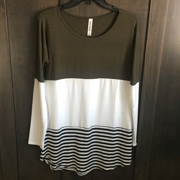 🎉HPick 1 Left! Color Block L. S. Tunic - Picture 4 of 5